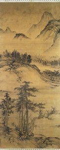 Bergachtig landschap door Sheng Tzu Chao